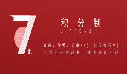 積分制7周年！來(lái)看看有哪些你想要的！